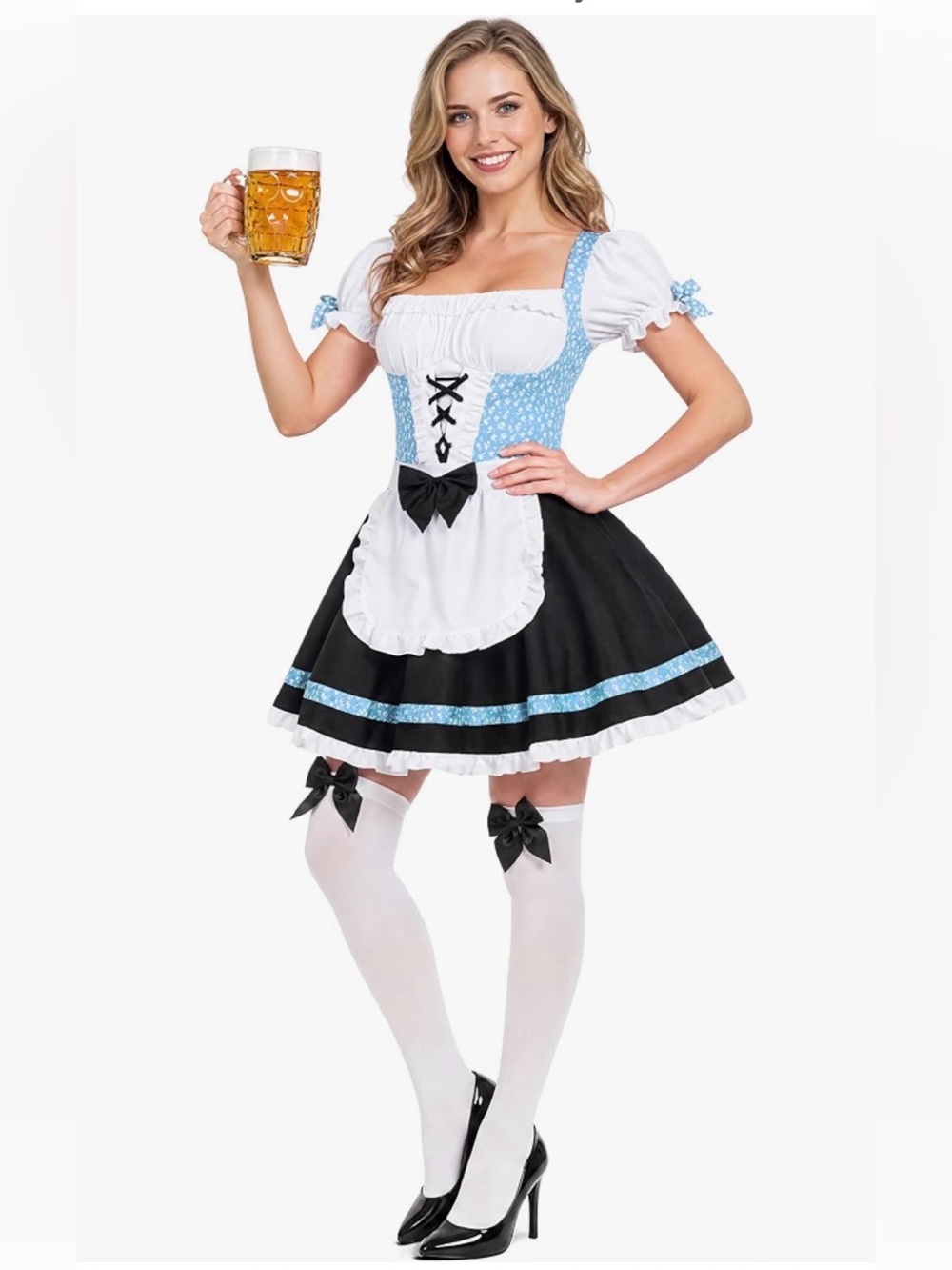 Spooktacular Creations Octoberfest Outfit Woman’s, Dirndl Dress German Beer Girl